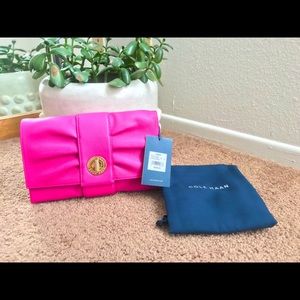 Cole Haan Bow Clutch Very Berr